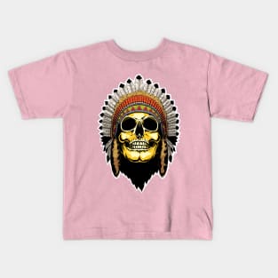 Golden Skull: Chief Kids T-Shirt